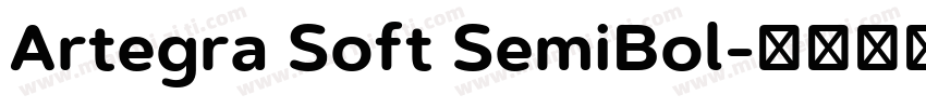 Artegra Soft SemiBol字体转换